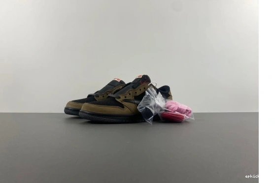 Rep EP 1 SP Brown TRAVIS JORDAN SCOTT RETRO LOW  OG DM7866-2002 DM7866-2002 0301